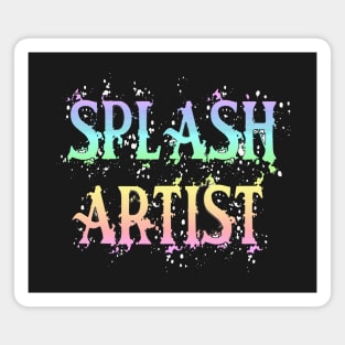Splash Artist Graffiti Magnet